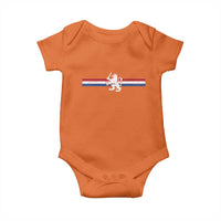 Nederland Dutch Republic Lion Vintage Holland Flag Baby Onesie