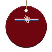 Nederland Dutch Republic Lion Vintage Holland Flag Ceramic Ornament