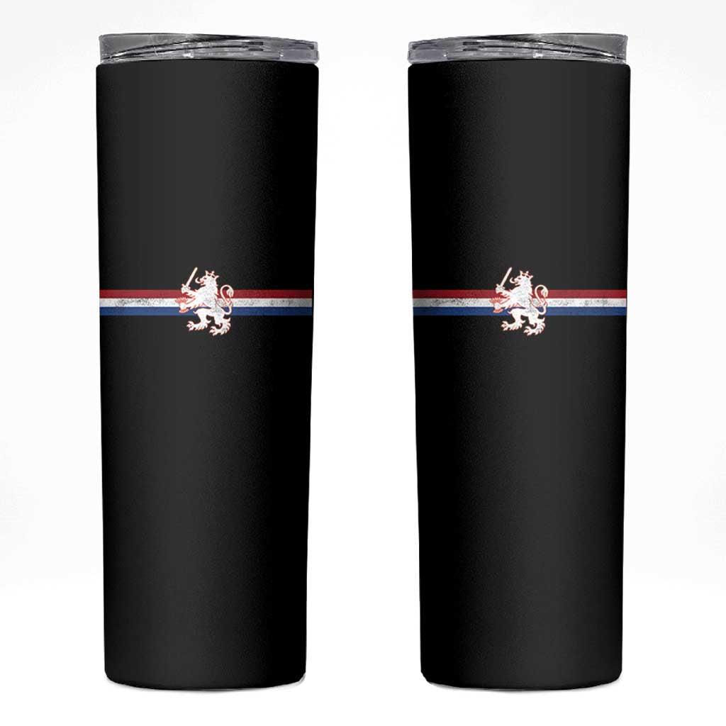 Nederland Dutch Republic Lion Vintage Holland Flag Skinny Tumbler