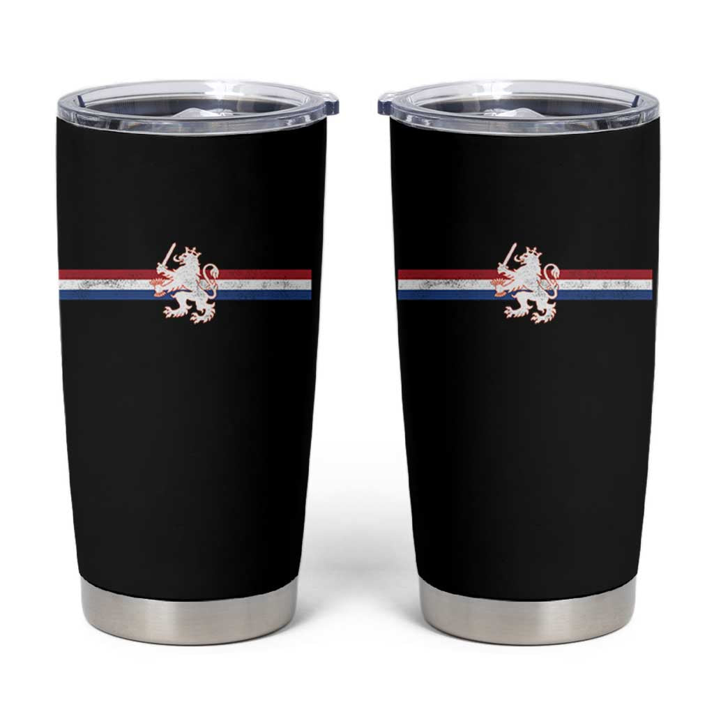 Nederland Dutch Republic Lion Vintage Holland Flag Tumbler Cup