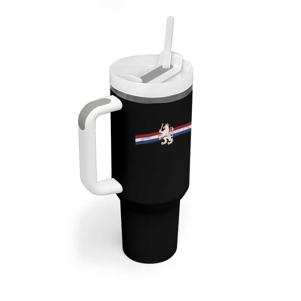 Nederland Dutch Republic Lion Vintage Holland Flag Tumbler With Handle
