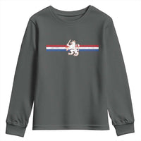 Nederland Dutch Republic Lion Vintage Holland Flag Youth Sweatshirt