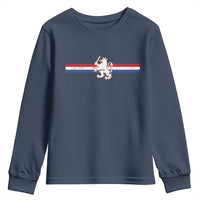 Nederland Dutch Republic Lion Vintage Holland Flag Youth Sweatshirt