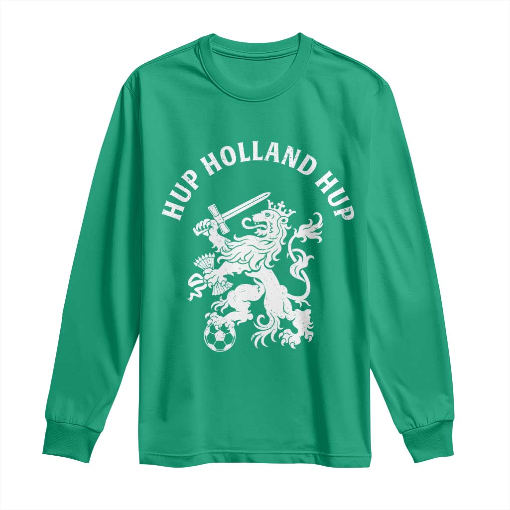 Netherlands Hup Holland Hup Dutch Lion Nederlands Fan Long Sleeve Shirt