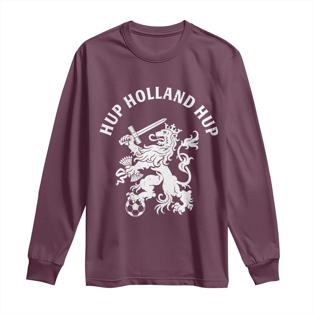 Netherlands Hup Holland Hup Dutch Lion Nederlands Fan Long Sleeve Shirt