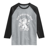 Netherlands Hup Holland Hup Dutch Lion Nederlands Fan Raglan Shirt