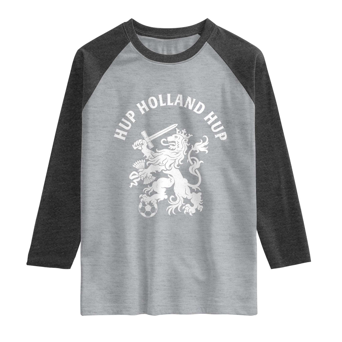 Netherlands Hup Holland Hup Dutch Lion Nederlands Fan Raglan Shirt