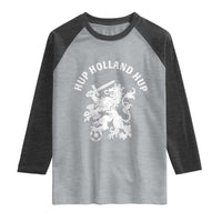 Netherlands Hup Holland Hup Dutch Lion Nederlands Fan Raglan Shirt