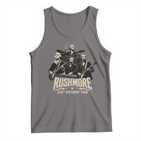 Rushmore 250th Birthday Tour Tank Top Funny Presidents Rockstar Music