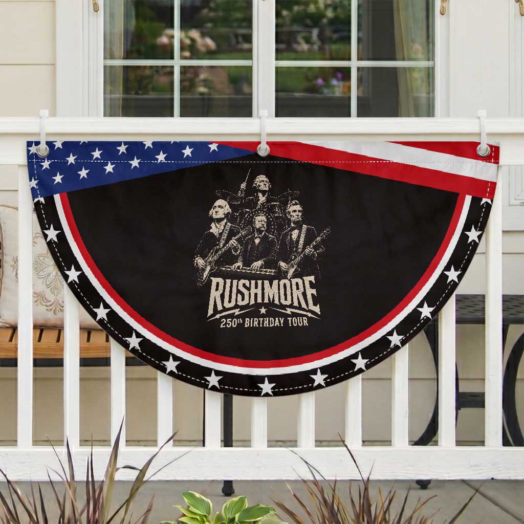 Rushmore 250th Birthday Tour Patriotic Fan Flag Funny Presidents Rockstar Music