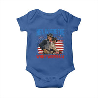 Hey Where The White Women At 4th of July Meme 70s Movie Baby Onesie