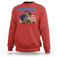 Hey Where The White Women At 4th of July Meme 70s Movie Sweatshirt