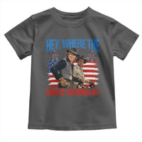Hey Where The White Women At 4th of July Meme 70s Movie Toddler T Shirt