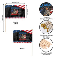Hey Where The White Women At 4th of July Meme 70s Movie Patriotic Handheld Flag