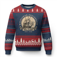Mayflower Descendant Ugly Christmas Sweater 406 Years Pilgrim Fathers Thanksgiving History