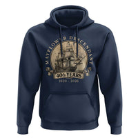 Mayflower Descendant Hoodie 406 Years Pilgrim Fathers Thanksgiving History