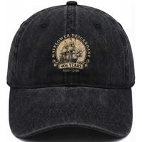 Mayflower Descendant Washed Cotton Baseball Cap 406 Years Pilgrim Fathers Thanksgiving History