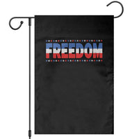 Freedom Funny 4th of July Couple Matching Garden Flag