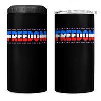 Freedom Funny 4th of July Couple Matching 4 in 1 Can Cooler Tumbler