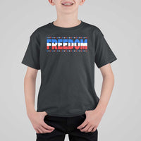 Freedom Funny 4th of July Couple Matching T Shirt For Kid