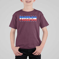 Freedom Funny 4th of July Couple Matching T Shirt For Kid