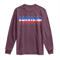 Freedom Funny 4th of July Couple Matching Long Sleeve Shirt
