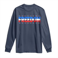 Freedom Funny 4th of July Couple Matching Long Sleeve Shirt