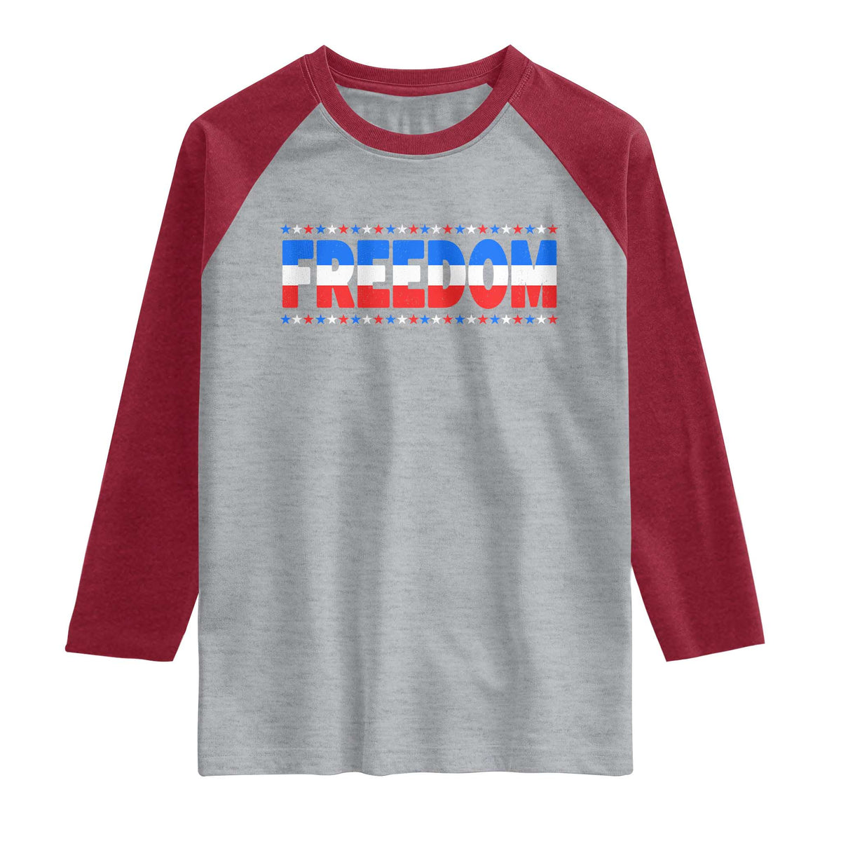 Freedom Funny 4th of July Couple Matching Raglan Shirt
