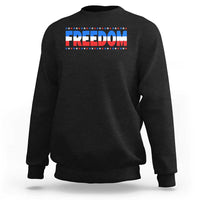 Freedom Funny 4th of July Couple Matching Sweatshirt