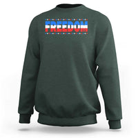 Freedom Funny 4th of July Couple Matching Sweatshirt