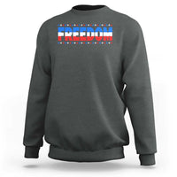 Freedom Funny 4th of July Couple Matching Sweatshirt