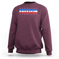Freedom Funny 4th of July Couple Matching Sweatshirt