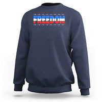 Freedom Funny 4th of July Couple Matching Sweatshirt