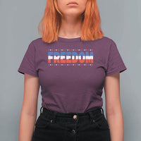 Freedom Funny 4th of July Couple Matching T Shirt For Women