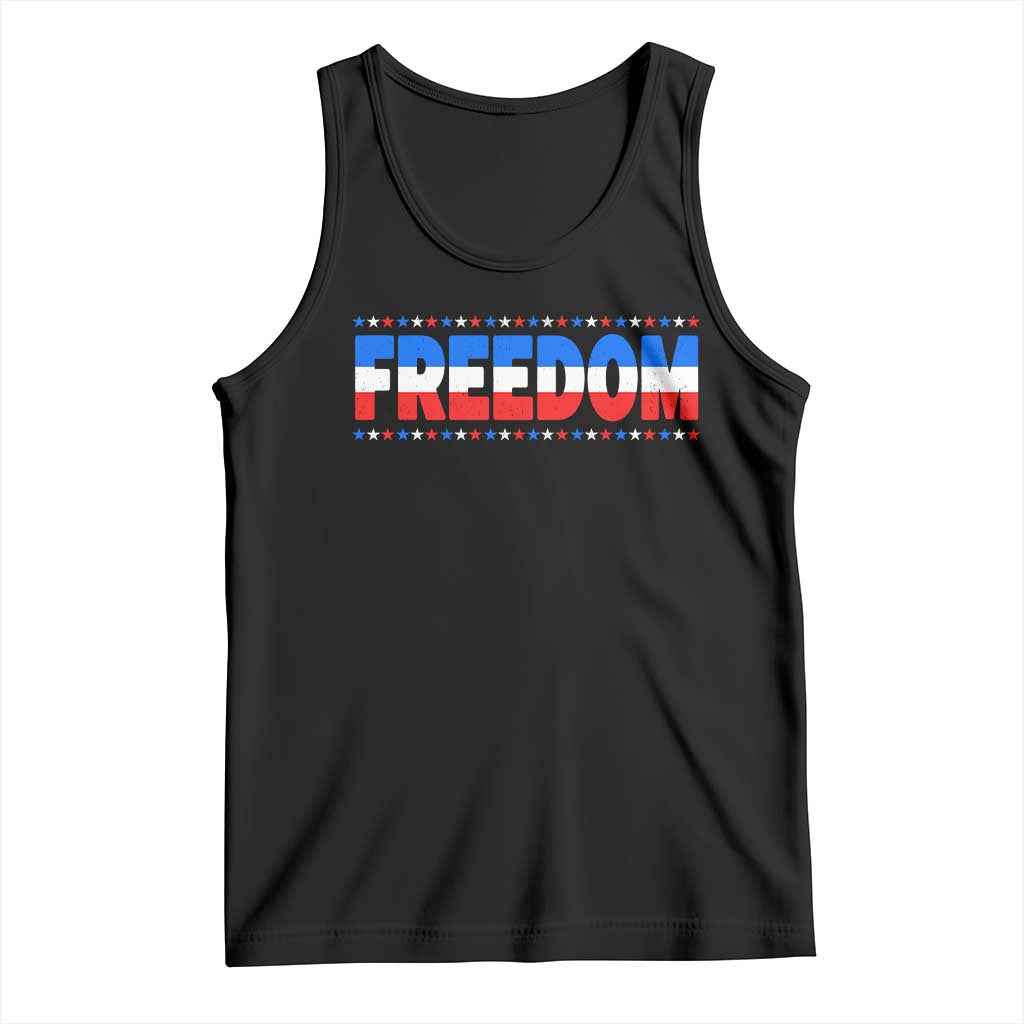 Freedom Funny 4th of July Couple Matching Tank Top