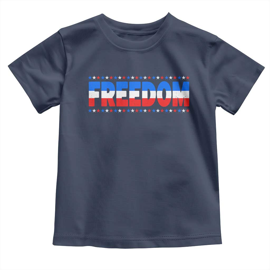 Freedom Funny 4th of July Couple Matching Toddler T Shirt