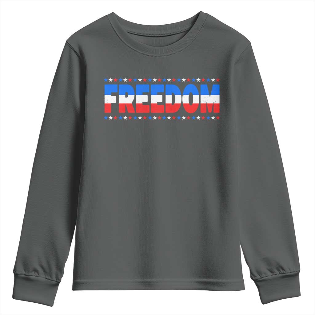 Freedom Funny 4th of July Couple Matching Youth Sweatshirt
