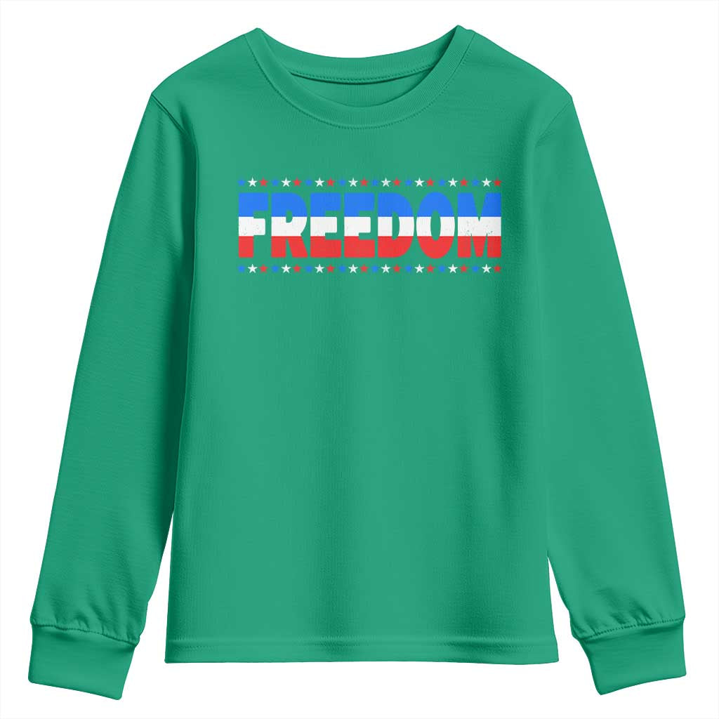 Freedom Funny 4th of July Couple Matching Youth Sweatshirt