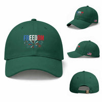 Freedom Funny 4th of July Couple Matching Baseball Cap US Fireworks