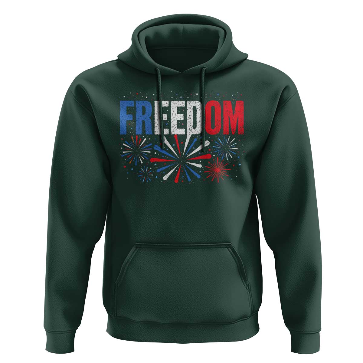 Freedom Funny 4th of July Couple Matching Hoodie US Fireworks