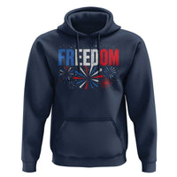 Freedom Funny 4th of July Couple Matching Hoodie US Fireworks