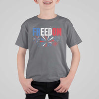 Freedom Funny 4th of July Couple Matching T Shirt For Kid US Fireworks