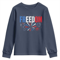 Freedom Funny 4th of July Couple Matching Youth Sweatshirt US Fireworks
