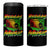 Reggae Music 4 in 1 Can Cooler Tumbler Rastafari Rasta Jamaica Boombox - Wonder Print Shop