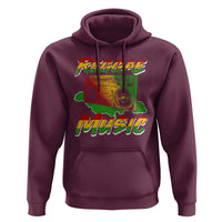 Reggae Music Hoodie Rastafari Rasta Jamaica Boombox - Wonder Print Shop