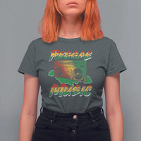 Reggae Music T Shirt For Women Rastafari Rasta Jamaica Boombox - Wonder Print Shop