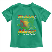 Reggae Music Toddler T Shirt Rastafari Rasta Jamaica Boombox - Wonder Print Shop