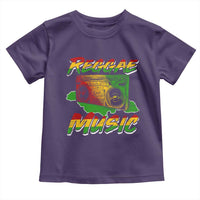Reggae Music Toddler T Shirt Rastafari Rasta Jamaica Boombox - Wonder Print Shop