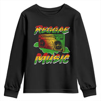 Reggae Music Youth Sweatshirt Rastafari Rasta Jamaica Boombox - Wonder Print Shop