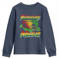 Reggae Music Youth Sweatshirt Rastafari Rasta Jamaica Boombox - Wonder Print Shop